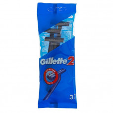 Одноразовые станки Gillette 2 (3шт) RusPack
