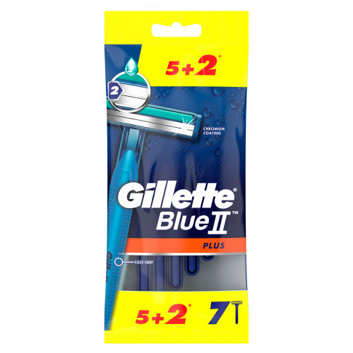 Одноразовые станки GILLETTE BLUE 2 PLUS (5+2шт)