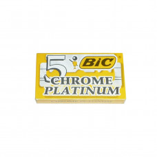 Классические Лезвия "BIC" Platinum (1 пачка * 5 лезвий)